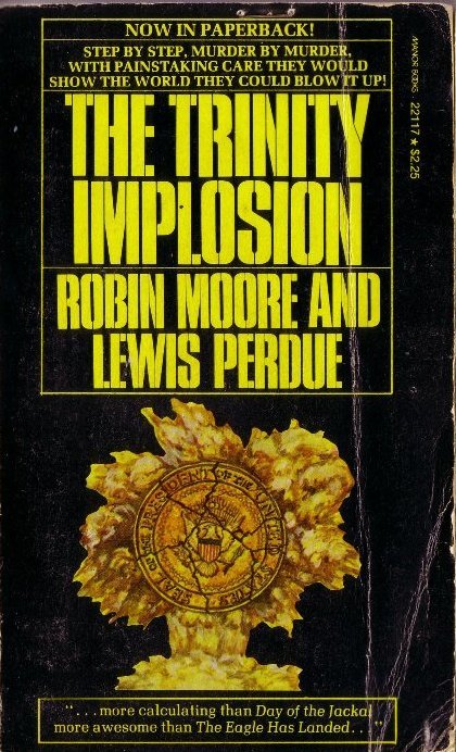 The Trinity Implosion by Lewis Perdue, Front Cover