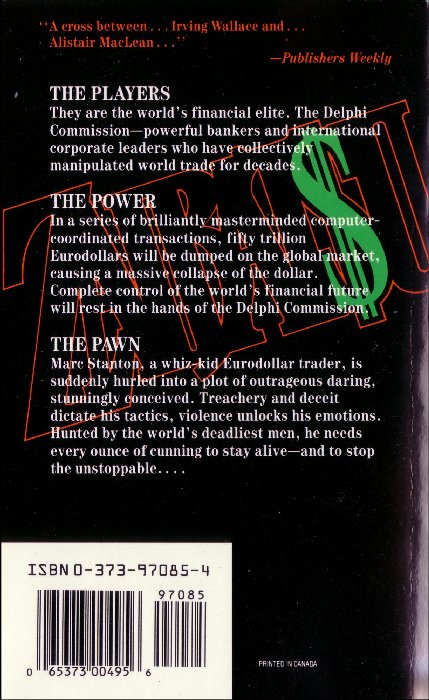 Zaibatsu by Lewis Perdue, Back Cover